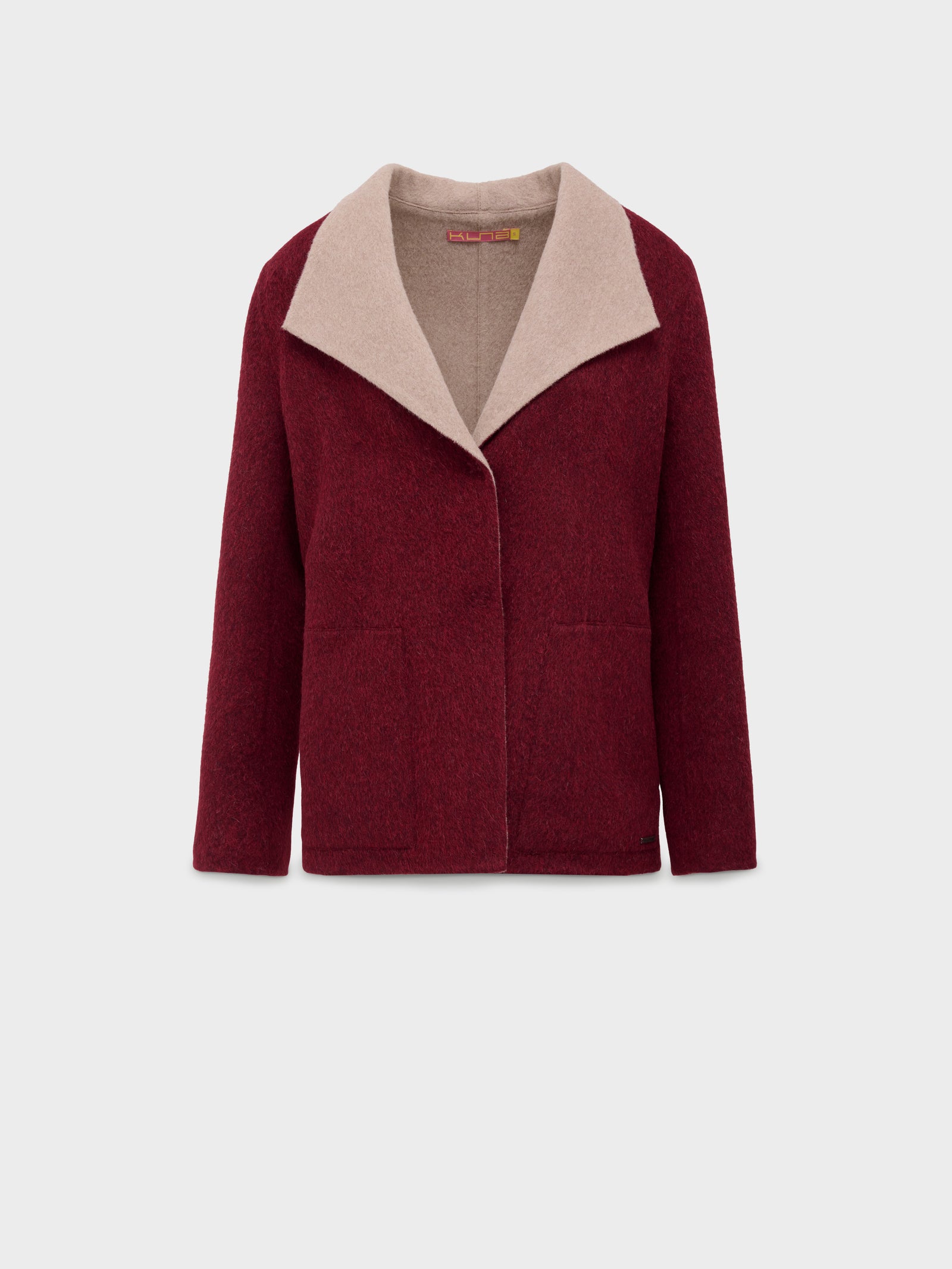 Saco Camelia De Baby Alpaca Color Guinda
