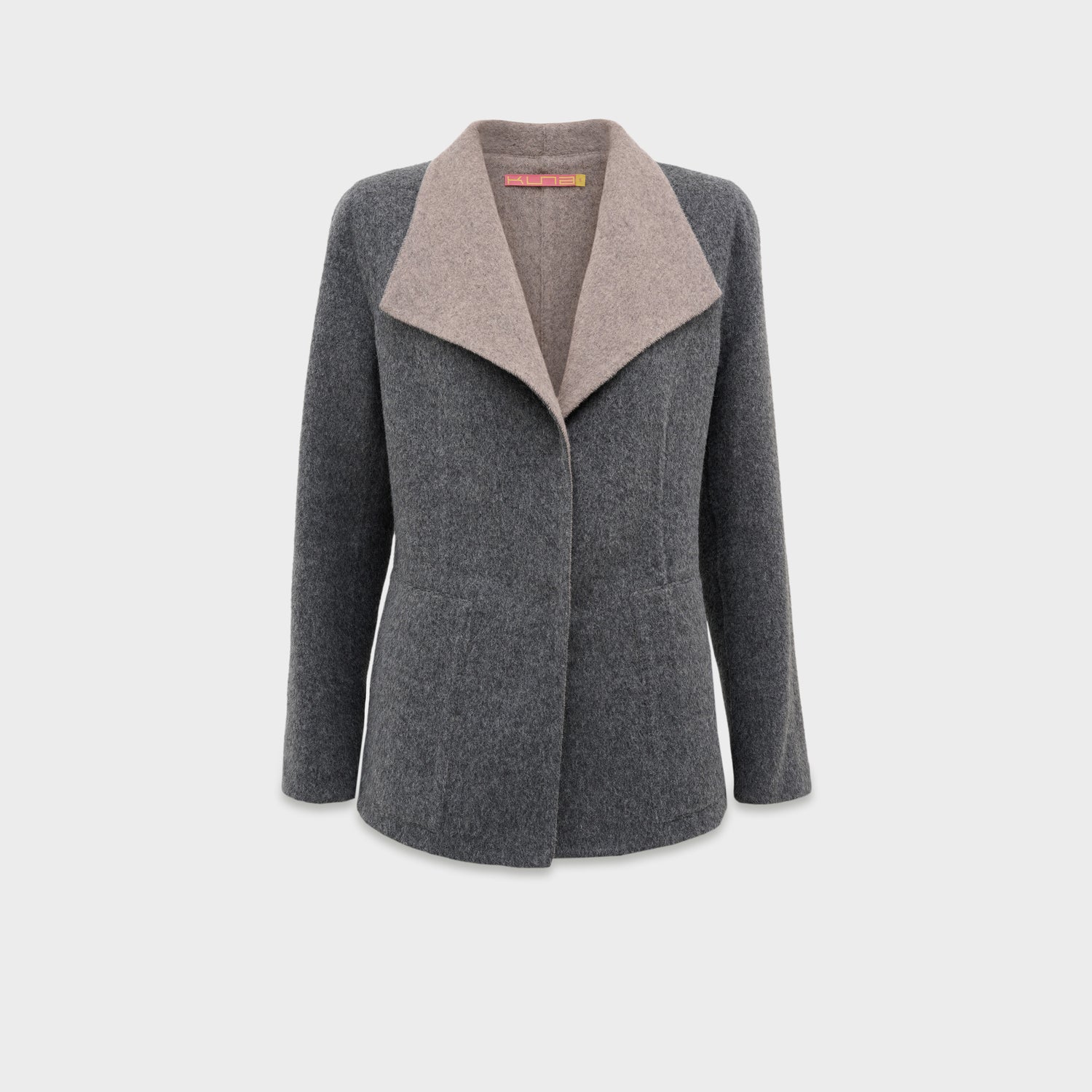 Saco Camelia De Baby Alpaca Color Gris