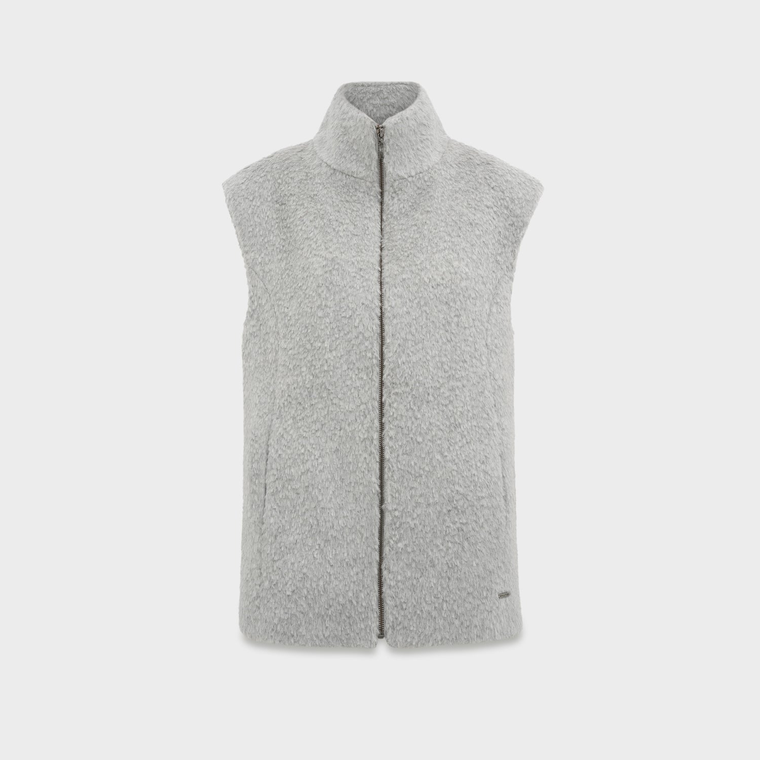Chaleco Carmen De Alpaca Suri Color Gris