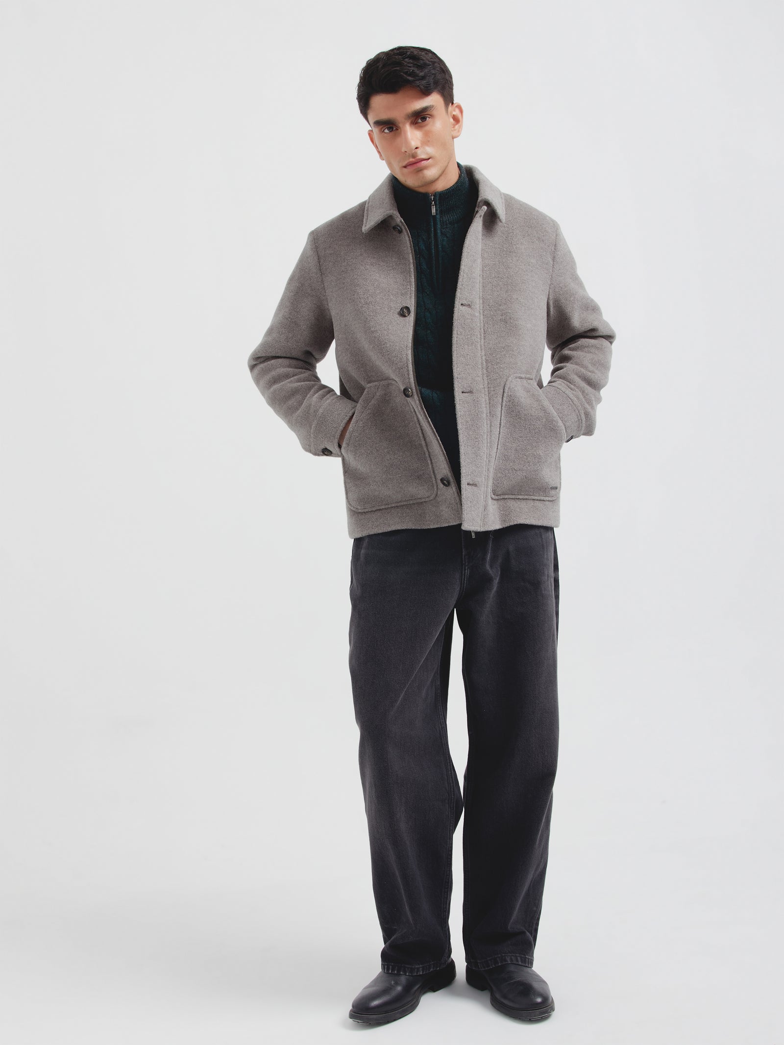 Cris Alpaca Gray Sack