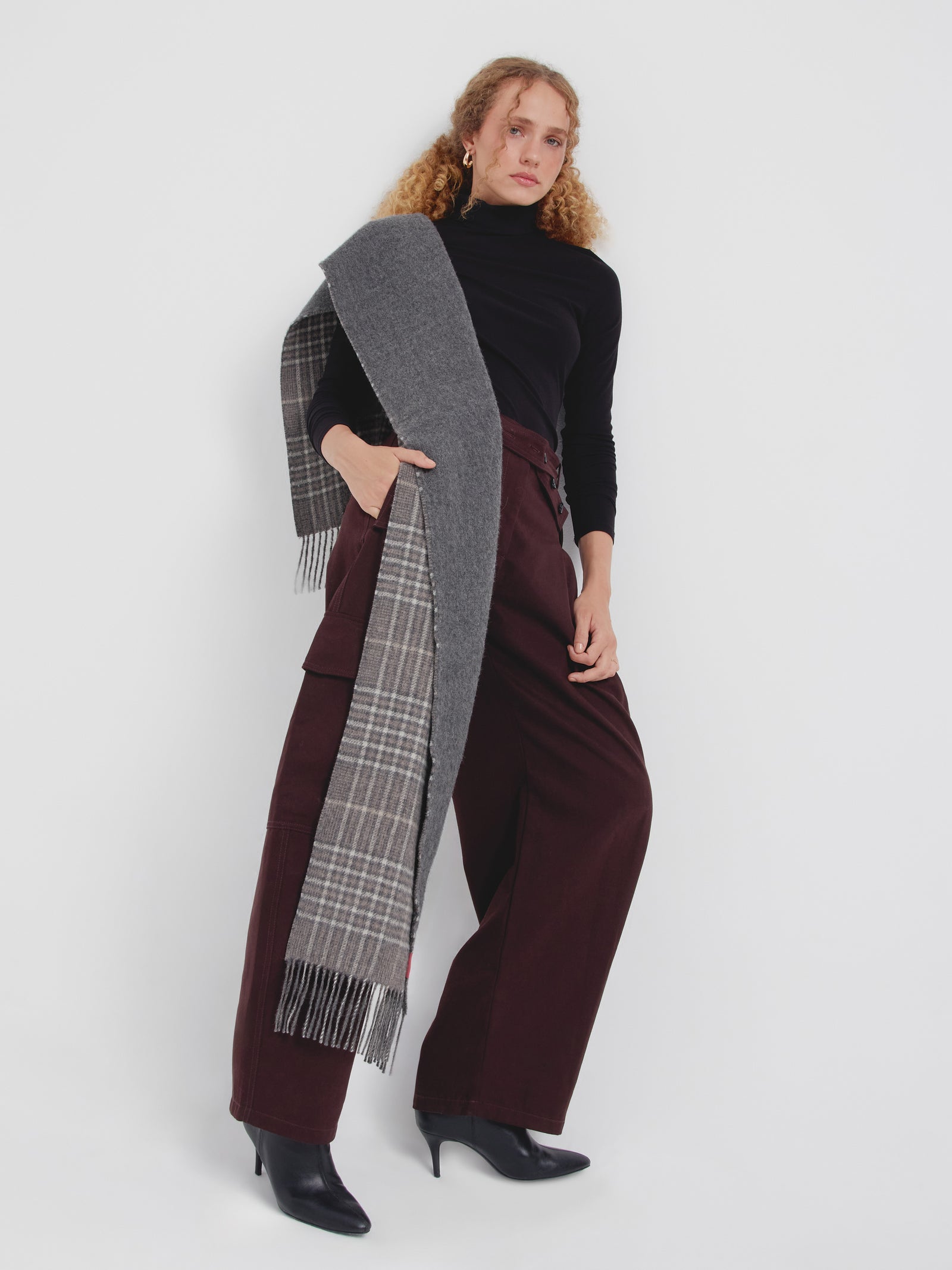Chalina Chilian De Baby Alpaca Color Gris