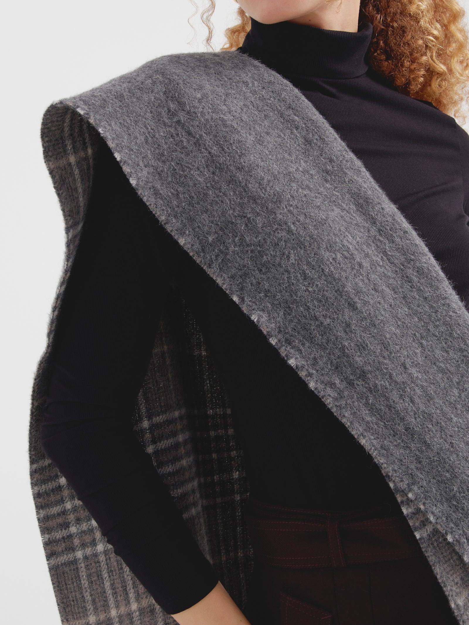 Chalina Chilian De Baby Alpaca Color Gris