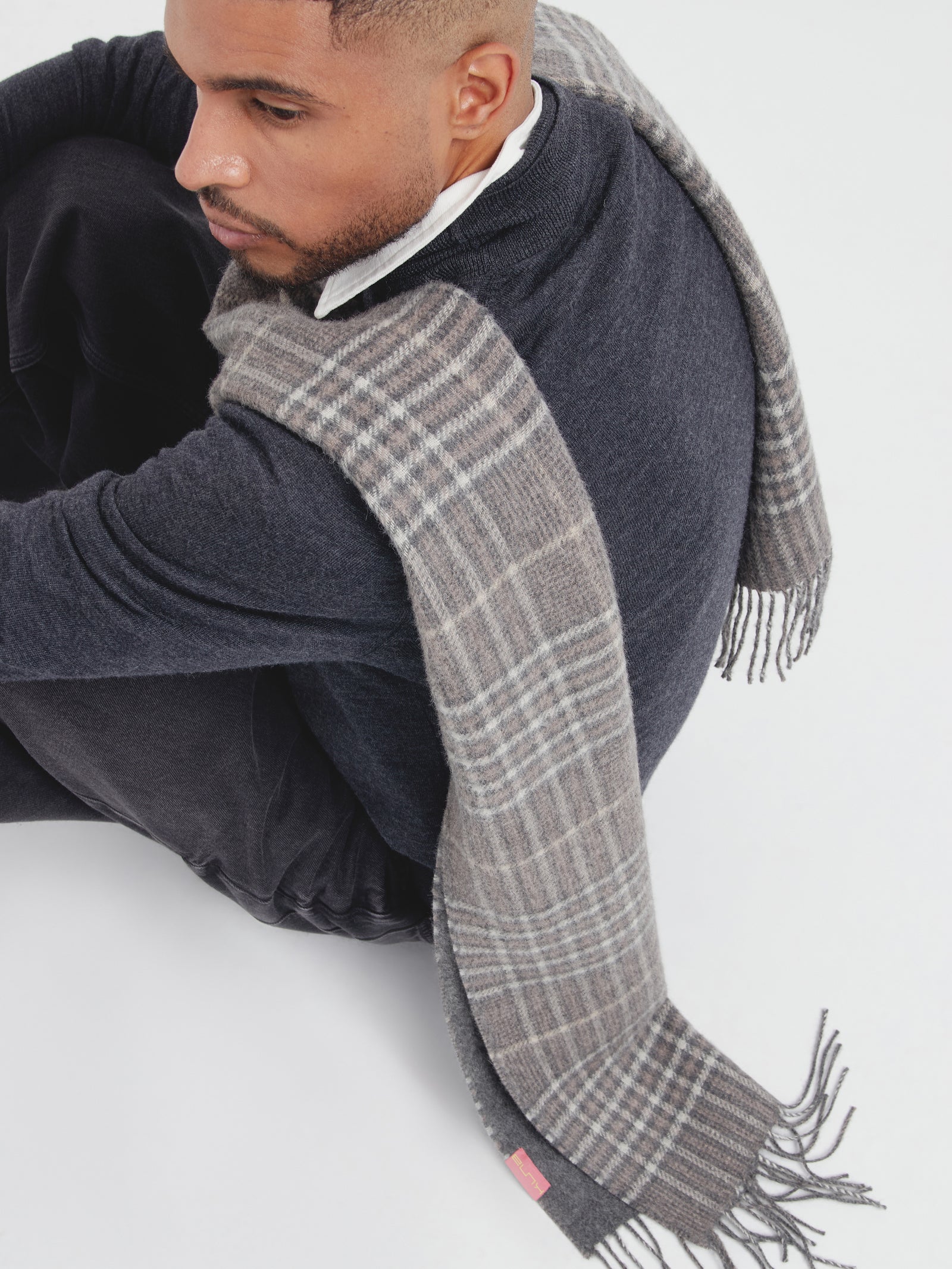 Chalina Chilian De Baby Alpaca Color Gris