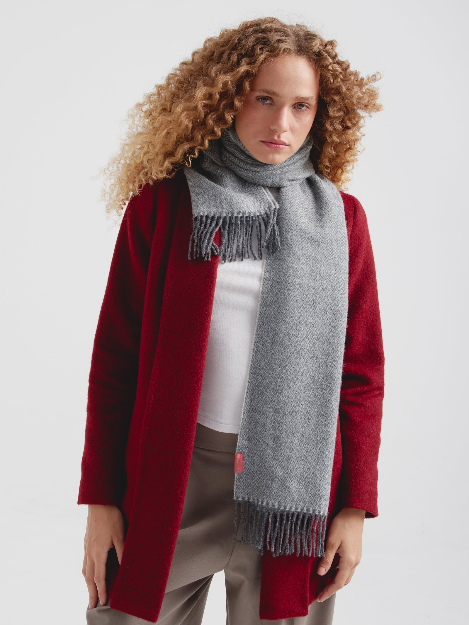Chalina Celadon De Baby Alpaca Color Gris