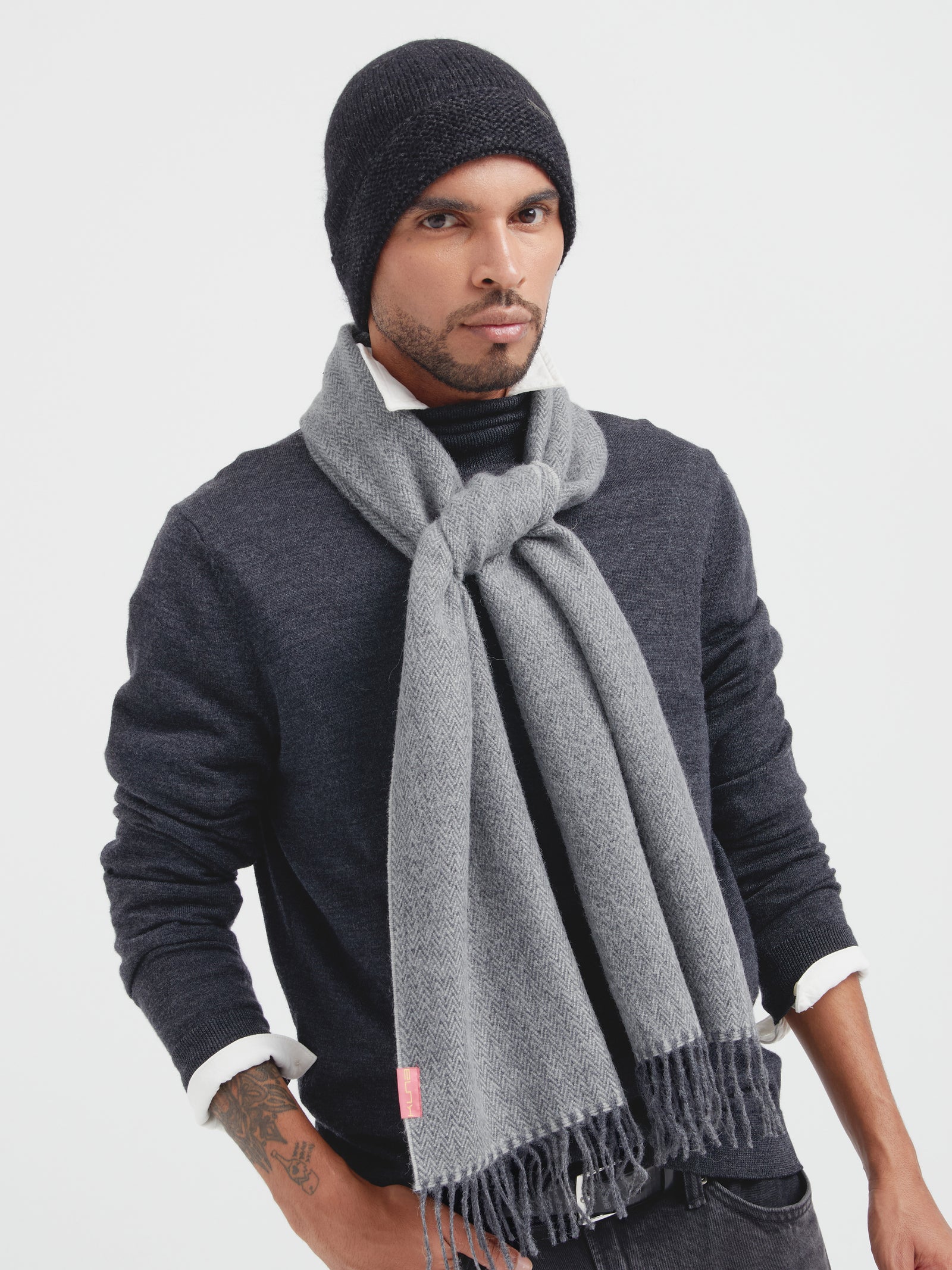 Chalina Celadon De Baby Alpaca Color Gris