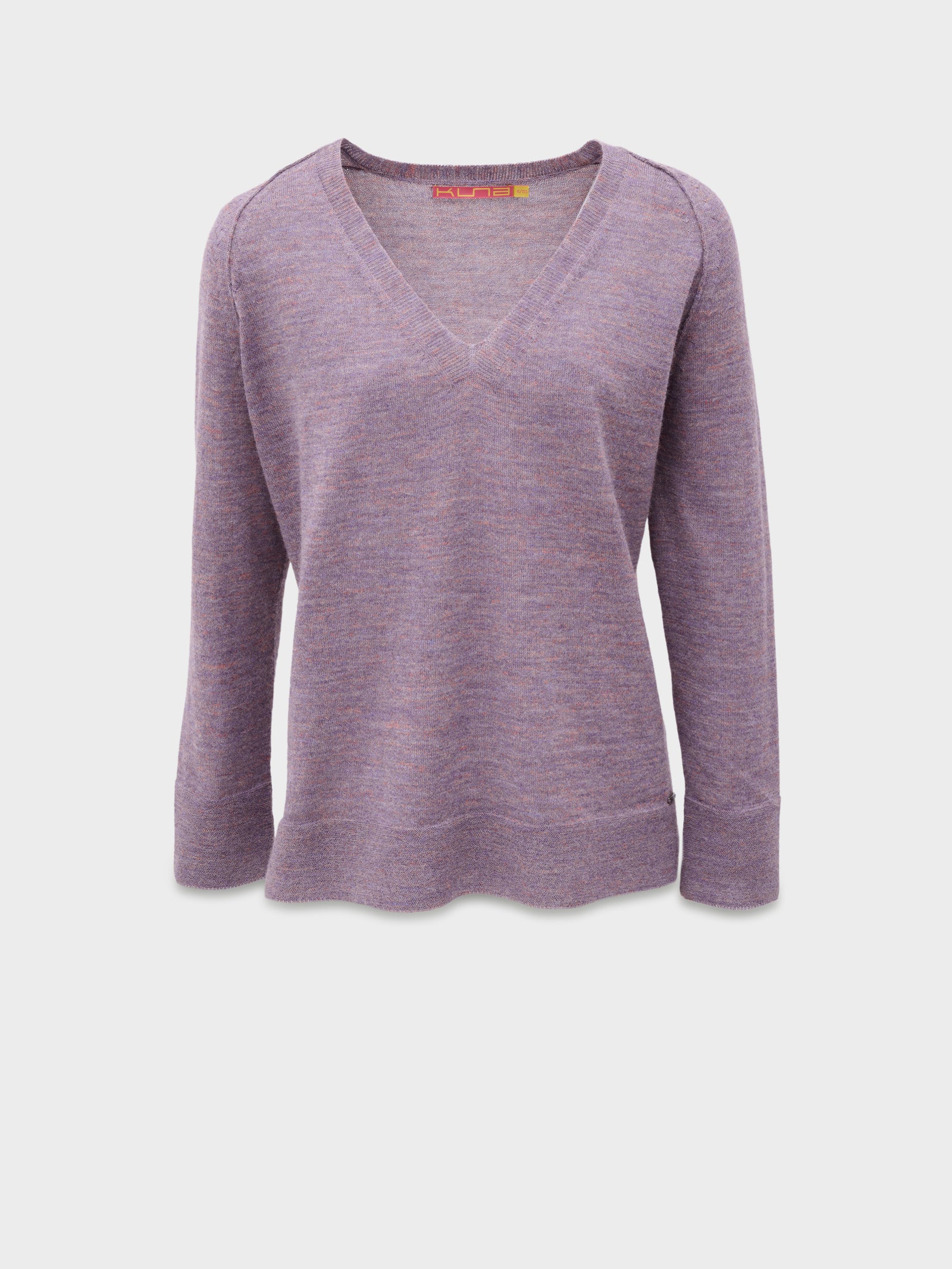 Carola Sweater in Baby Alpaca Color Purple