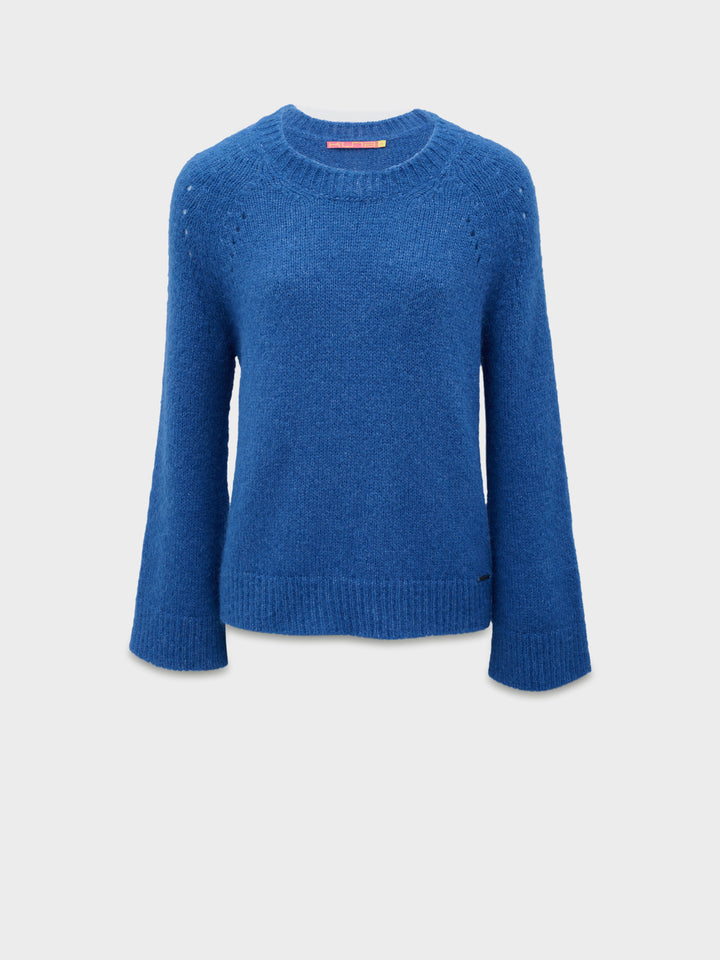 Suéter Cherry De Alpaca Suri Color Azul