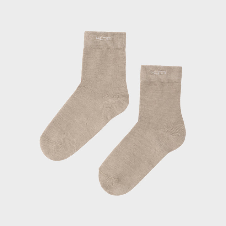 Medias Reto De Baby Alpaca Color Beige