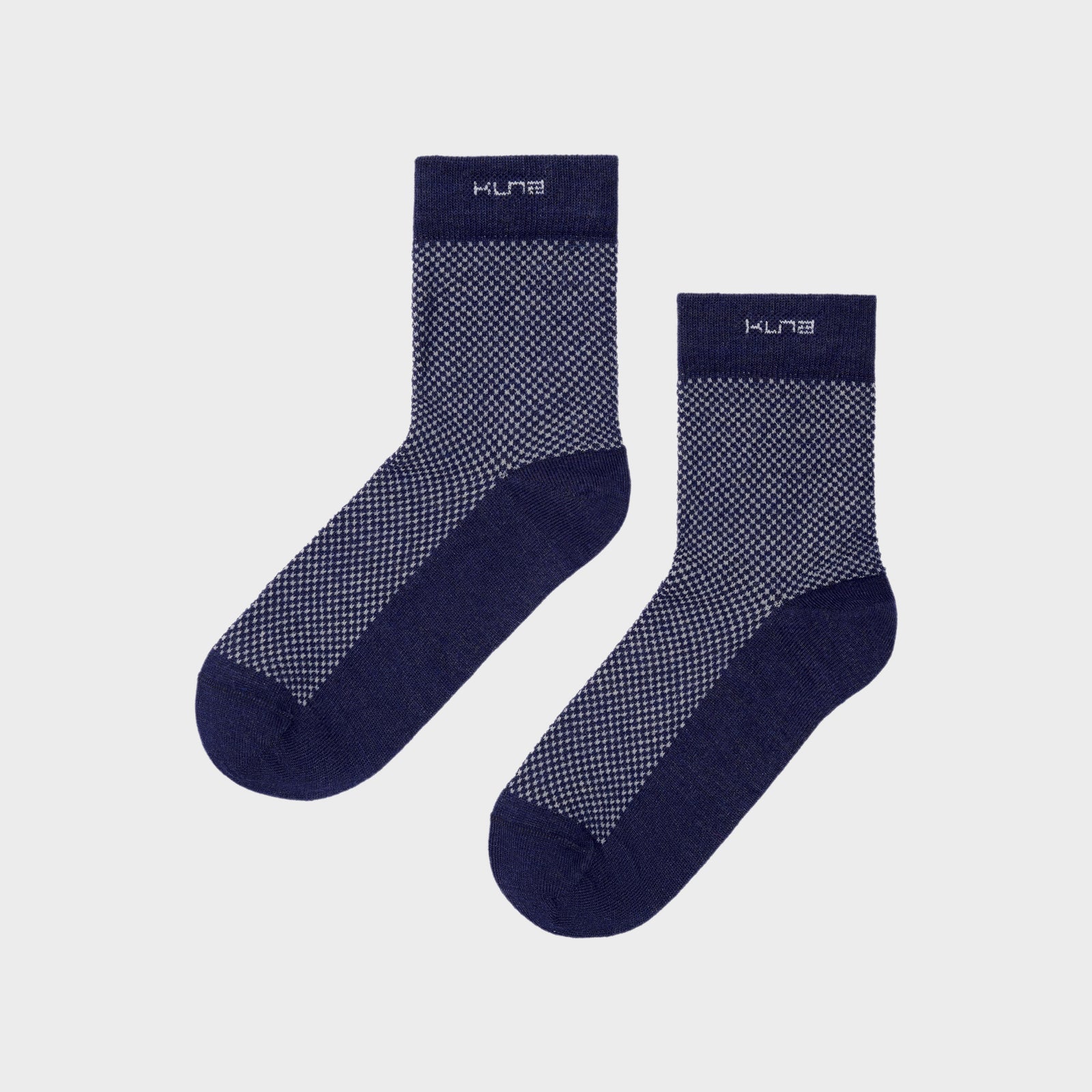 Medias Ruso De Baby Alpaca Color Azul