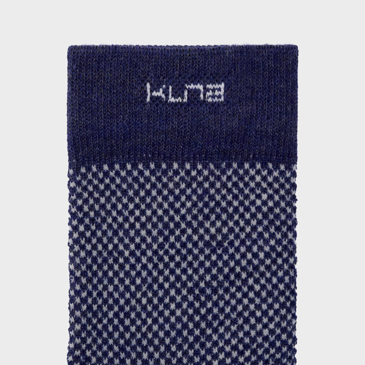 Medias Ruso De Baby Alpaca Color Azul