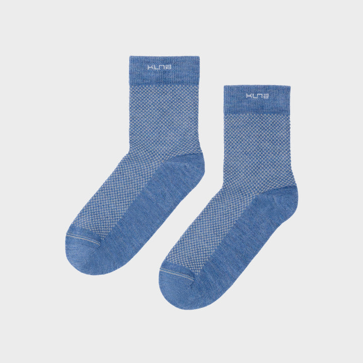 Medias Ruso De Baby Alpaca Color Celeste