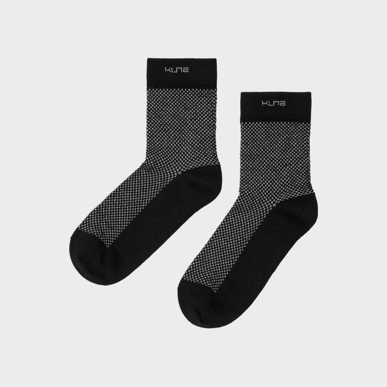 Medias Ruso De Baby Alpaca Color Negro