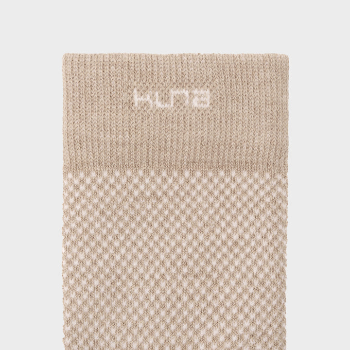Medias Ruso De Baby Alpaca Color Beige