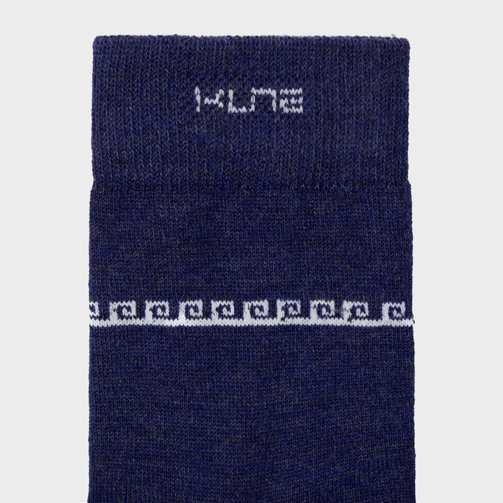 Medias Route De Baby Alpaca Color Azul