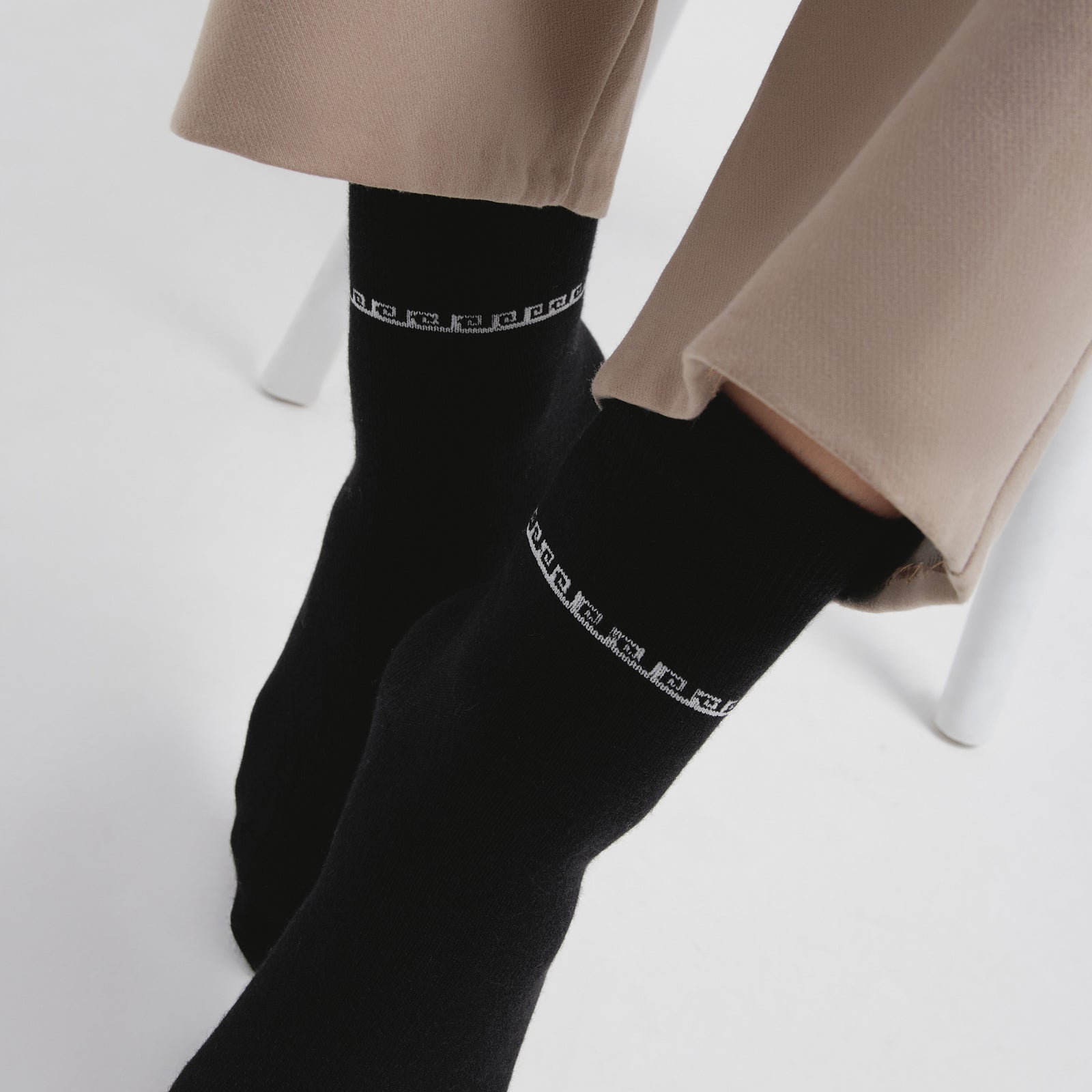 Medias Route De Baby Alpaca Color Negro