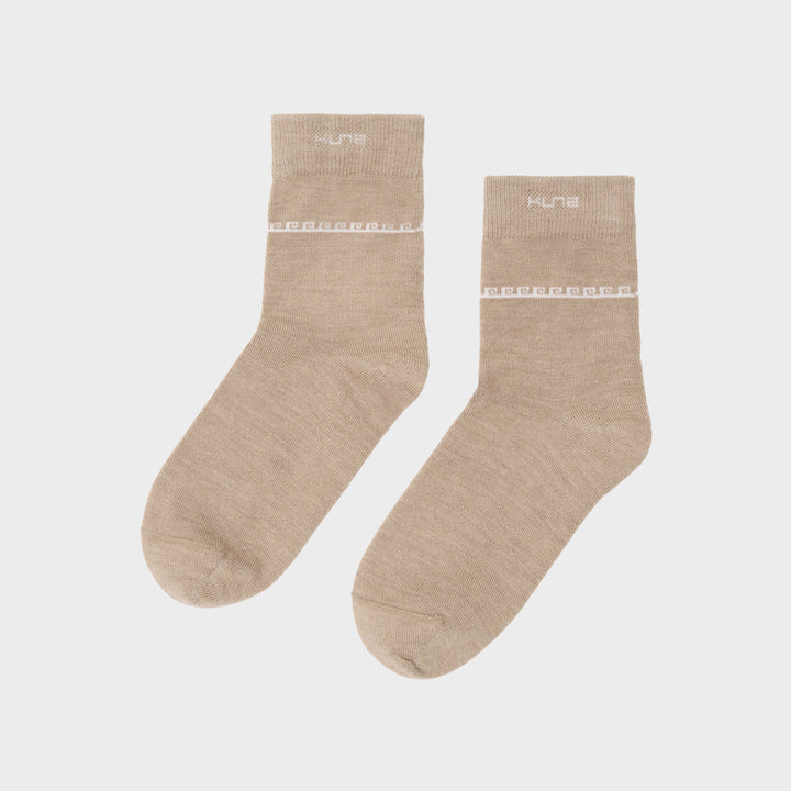 Medias Route De Baby Alpaca Color Beige