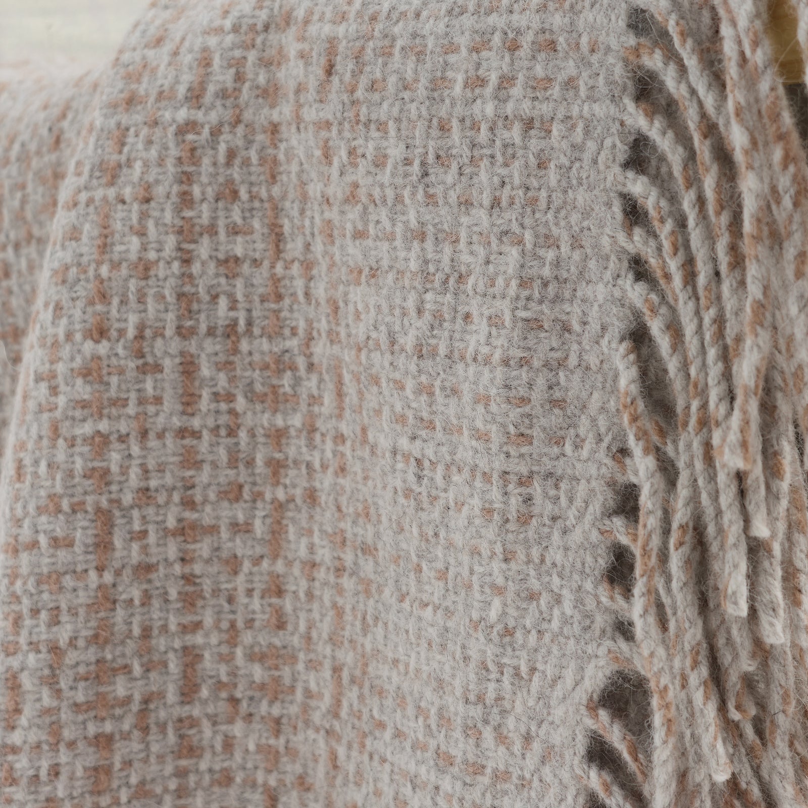 Manta Cyriel De Baby Alpaca Color Gris