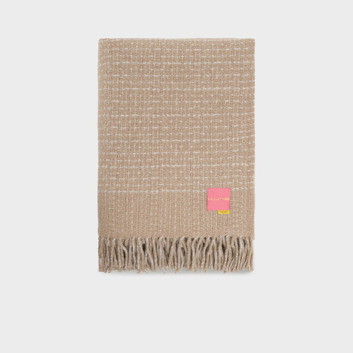 Manta Cyriel De Baby Alpaca Color Beige