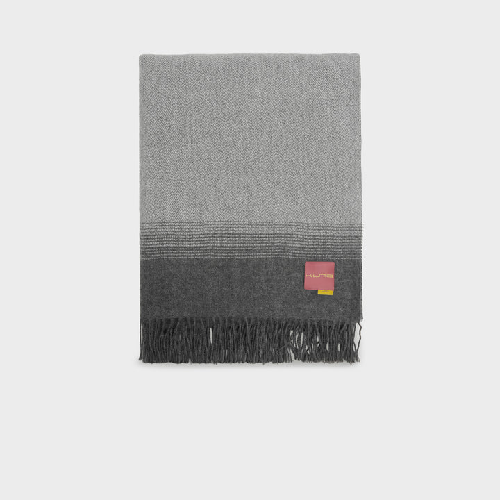 Manta Colca Baby Alpaca Color Grey
