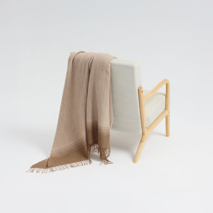 Manta Colca Baby Alpaca Color Camel