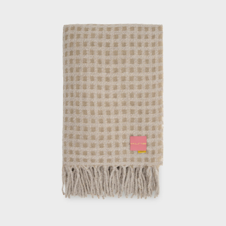 Manta Cypress De Baby Alpaca Color Beige