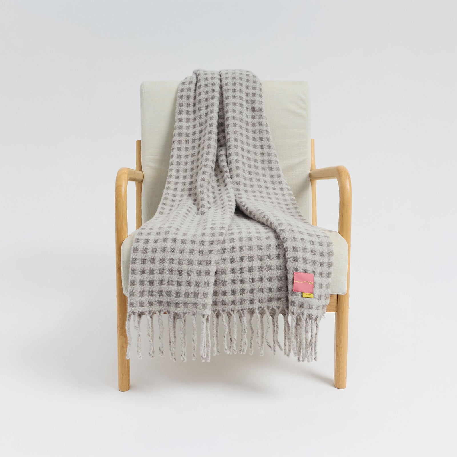 Manta Cypress De Baby Alpaca Color Gris