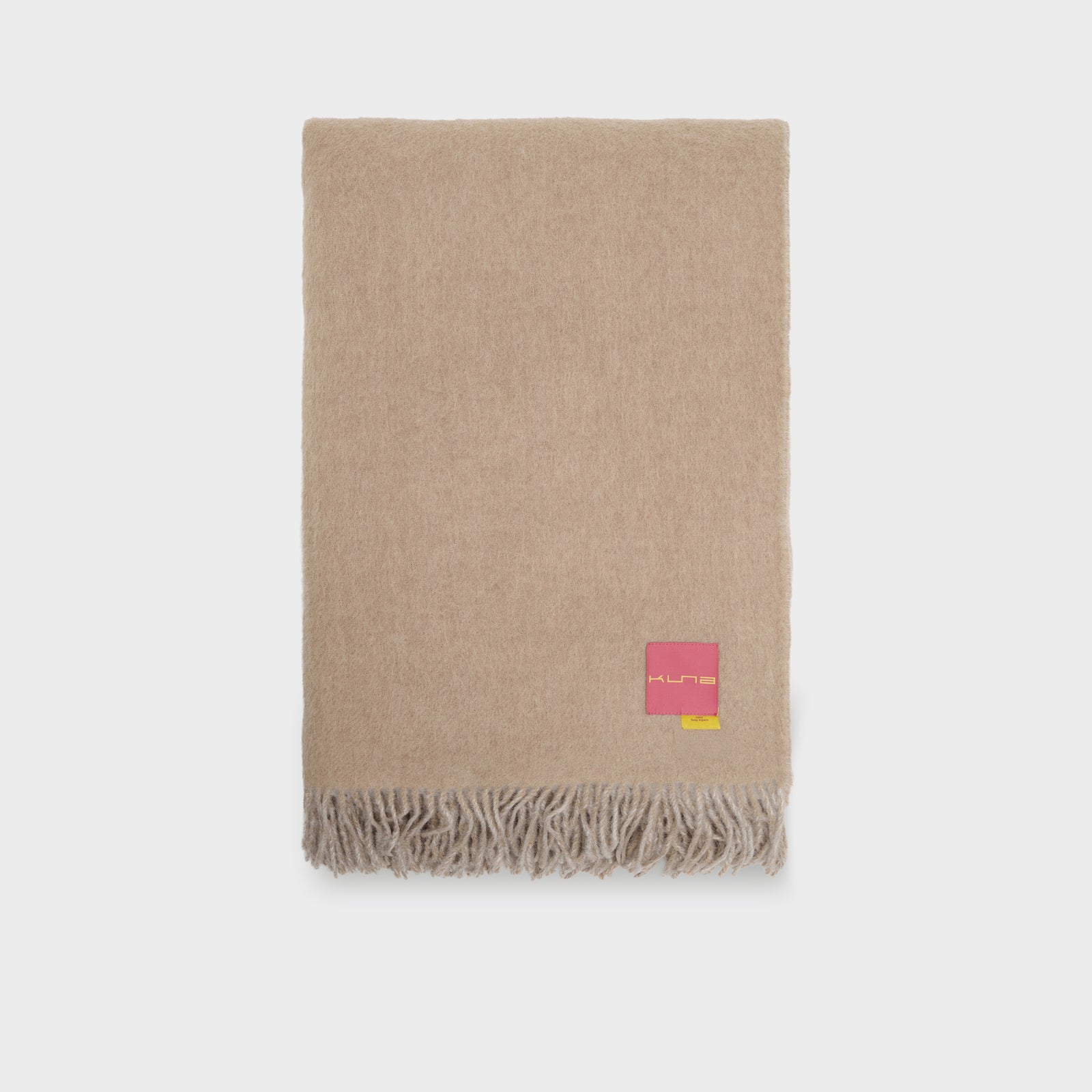 Manta Cordoba De Baby Alpaca Color Camel