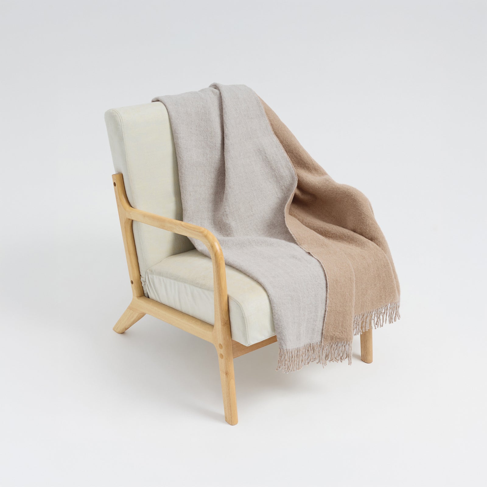 Manta Cordoba De Baby Alpaca Color Camel