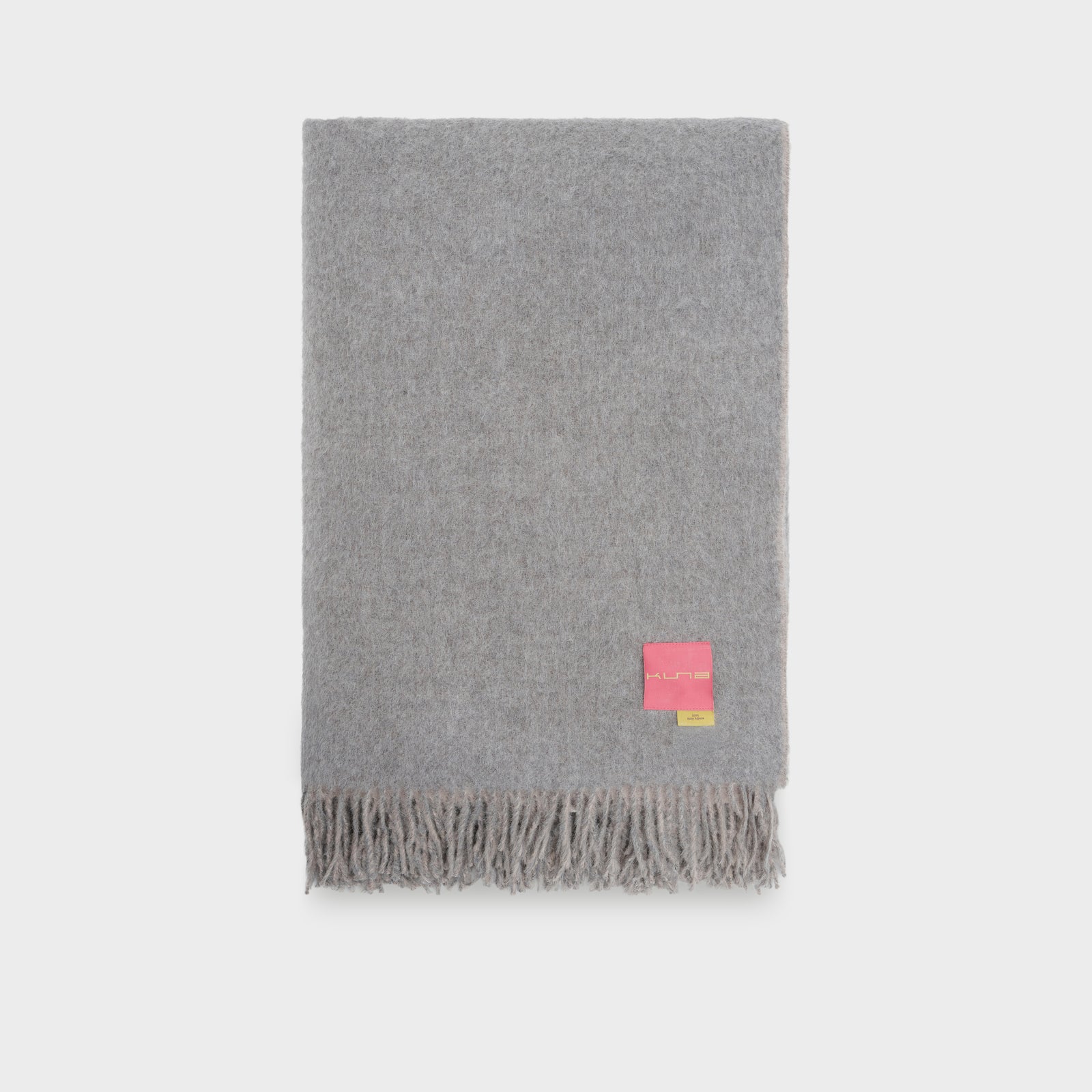 Manta Cordoba De Baby Alpaca Color Gris