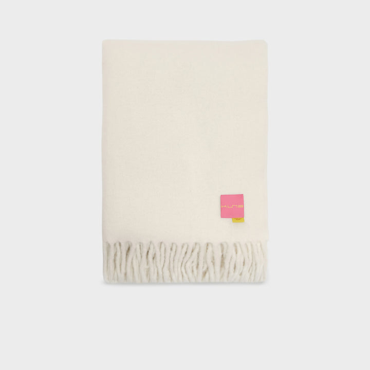 Manta Cadbury Baby Alpaca Color White