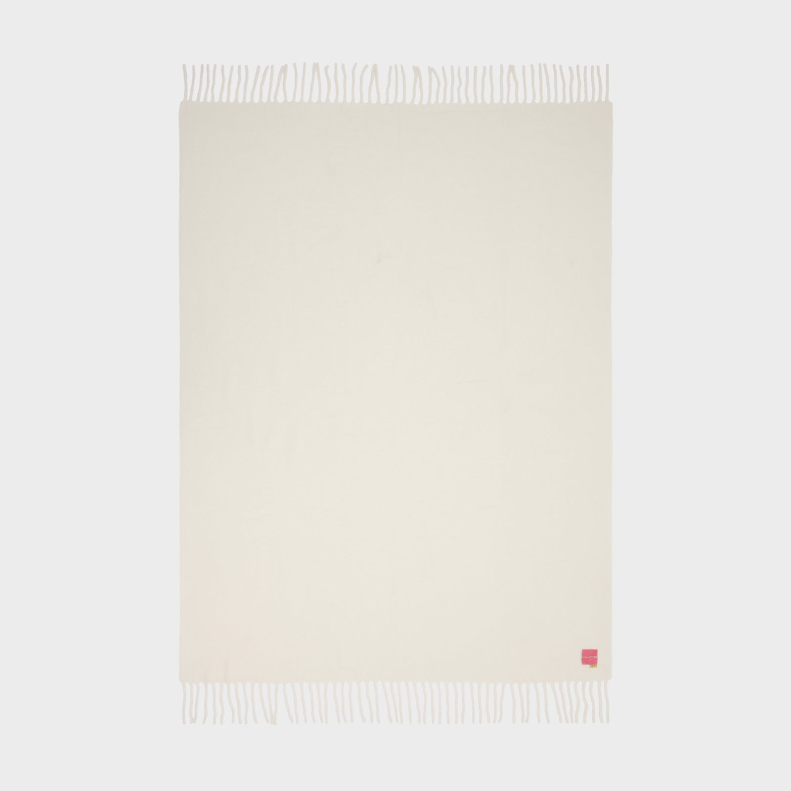 Manta Cadbury De Baby Alpaca Color Blanco