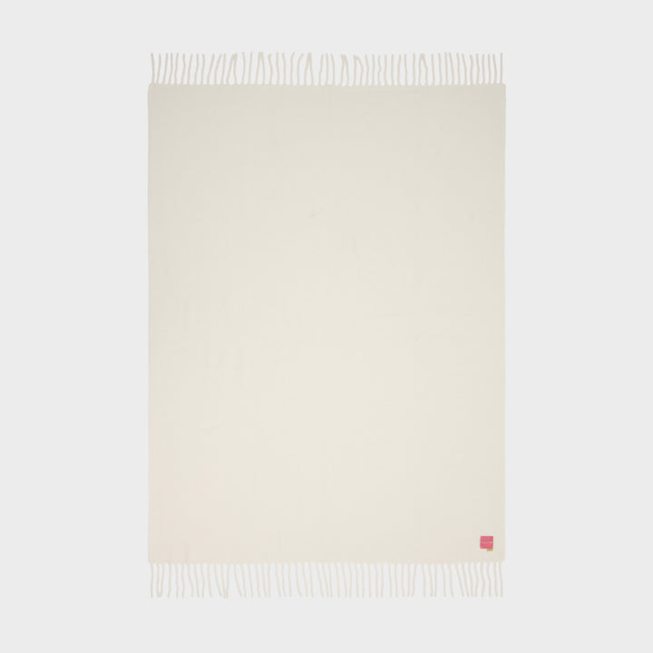 Manta Cadbury Baby Alpaca Color White
