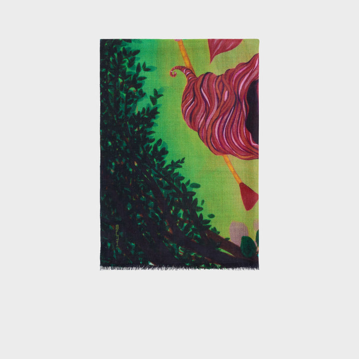 Estola Oda A Cajamarca De Baby Alpaca Color Multicolor