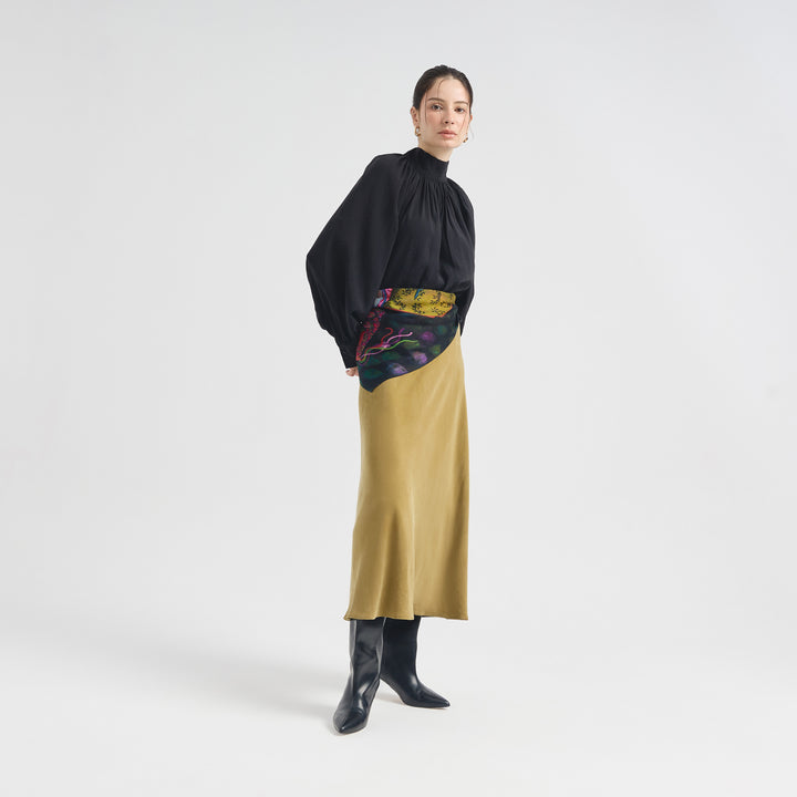 Pañuelos Yawar Nina De Baby Alpaca Color Multicolor