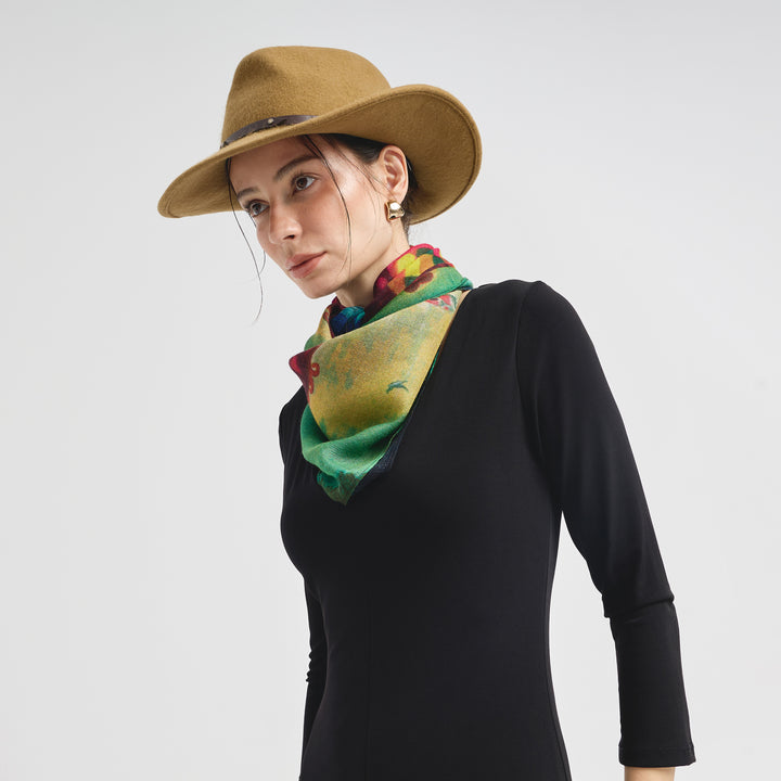 Pañuelos Raiz De Baby Alpaca Color Multicolor