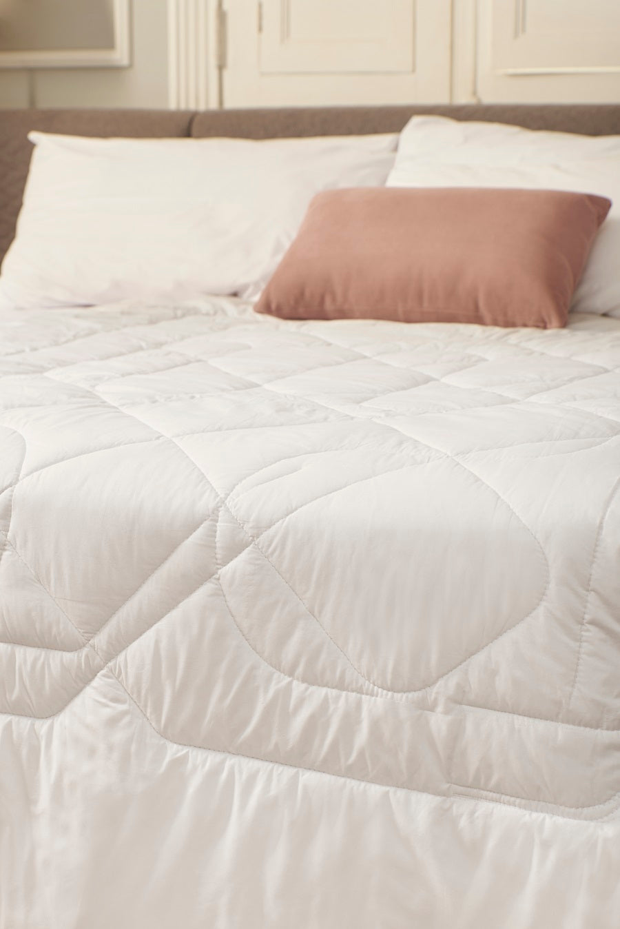 Duvet De Alpaca & Algodón Color Blanco