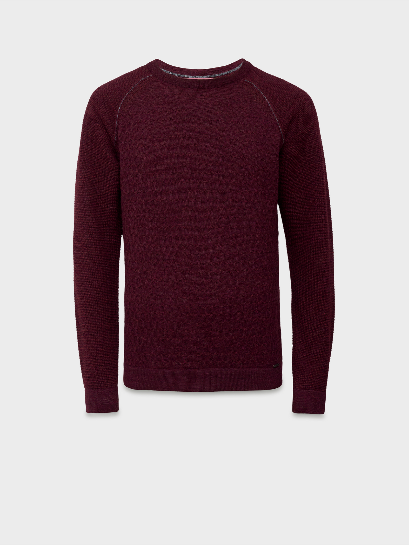 Robin Cherry Sweater Baby Alpaca Color Burgundy