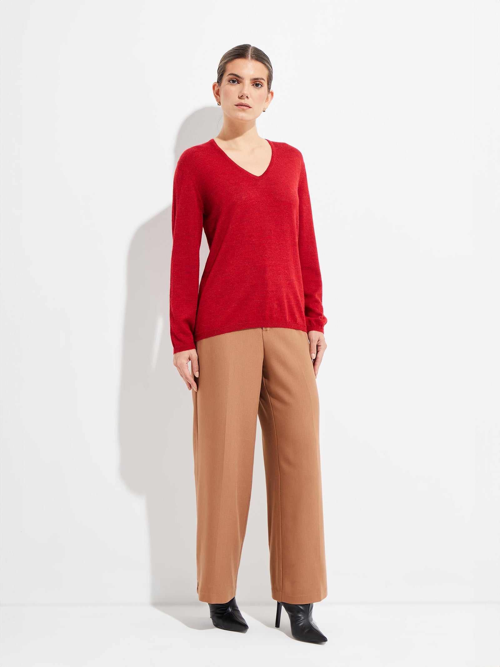 Suéter Tudor De Royal Alpaca Color Rojo