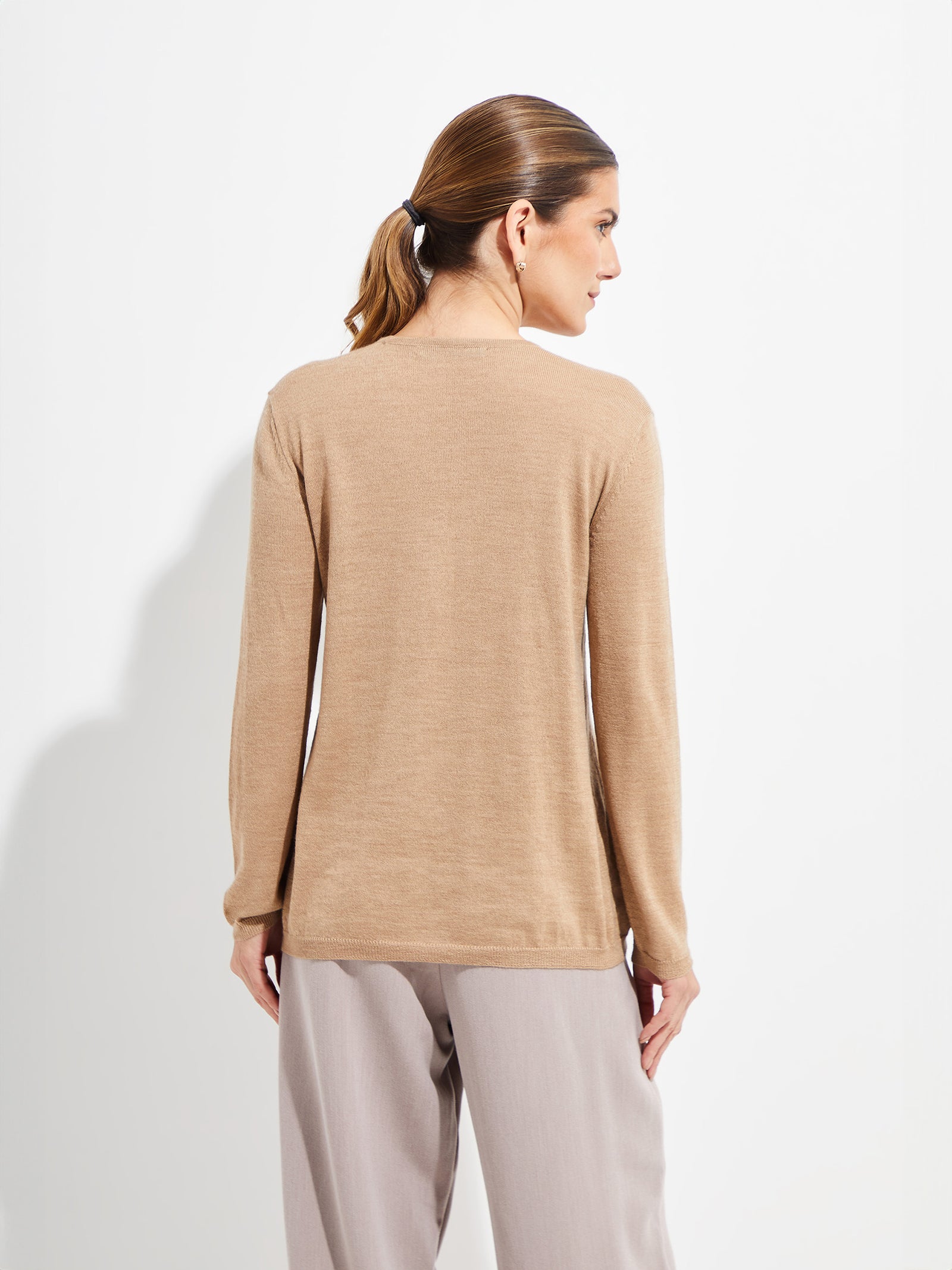 Tudor Royal Alpaca Sweater in Beige