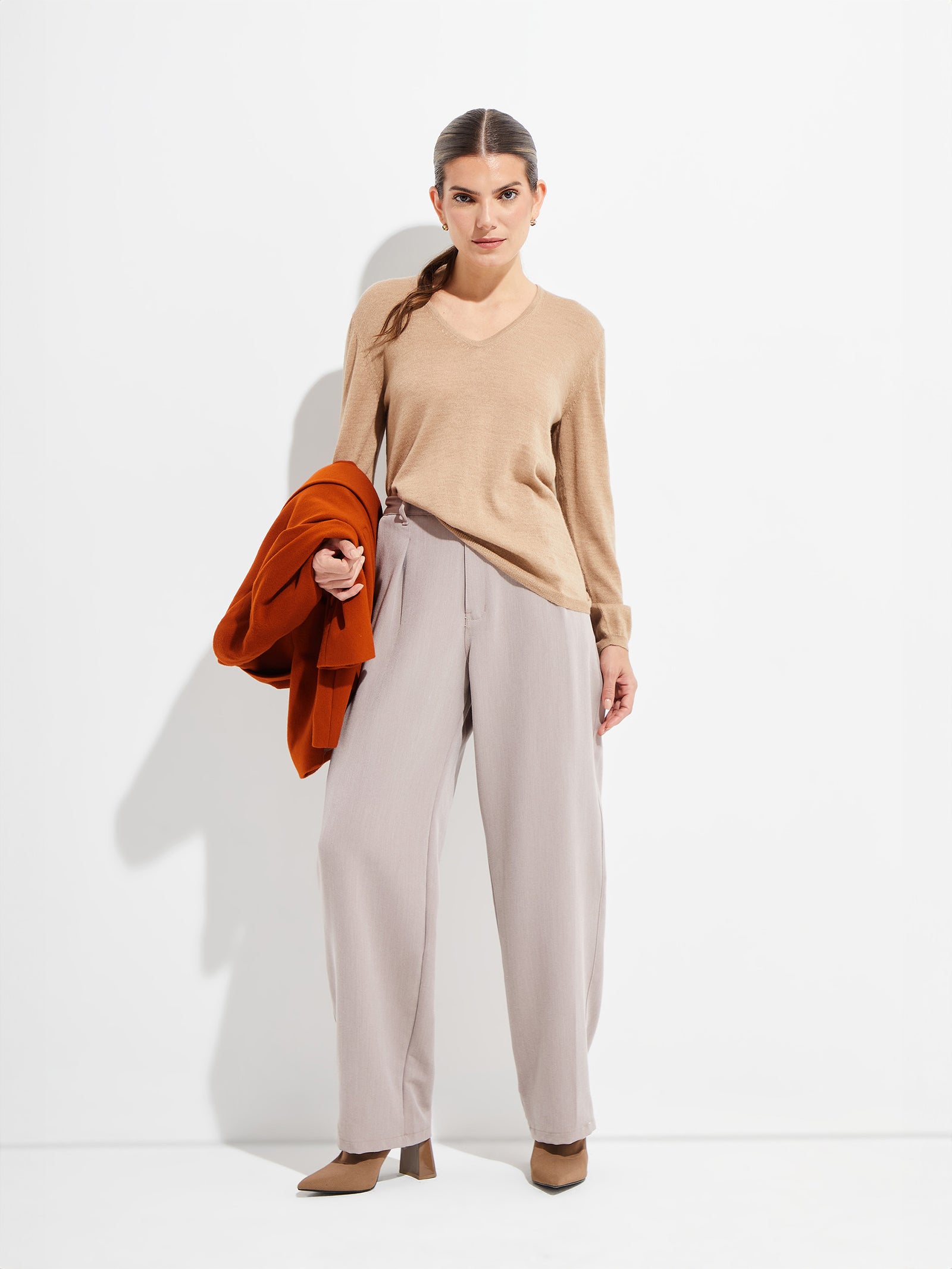 Tudor Royal Alpaca Sweater in Beige