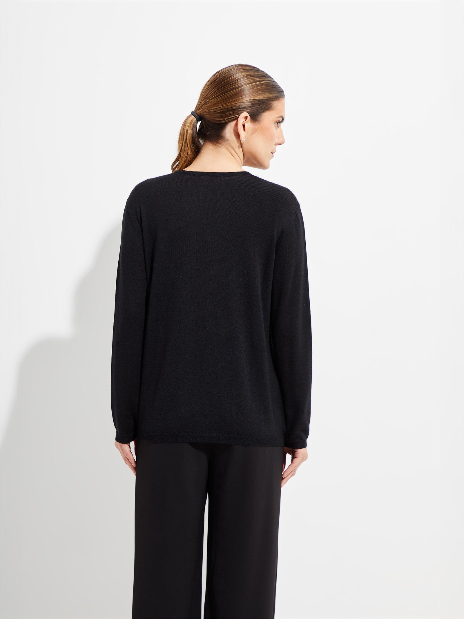 Tudor Royal Alpaca Sweater in Black