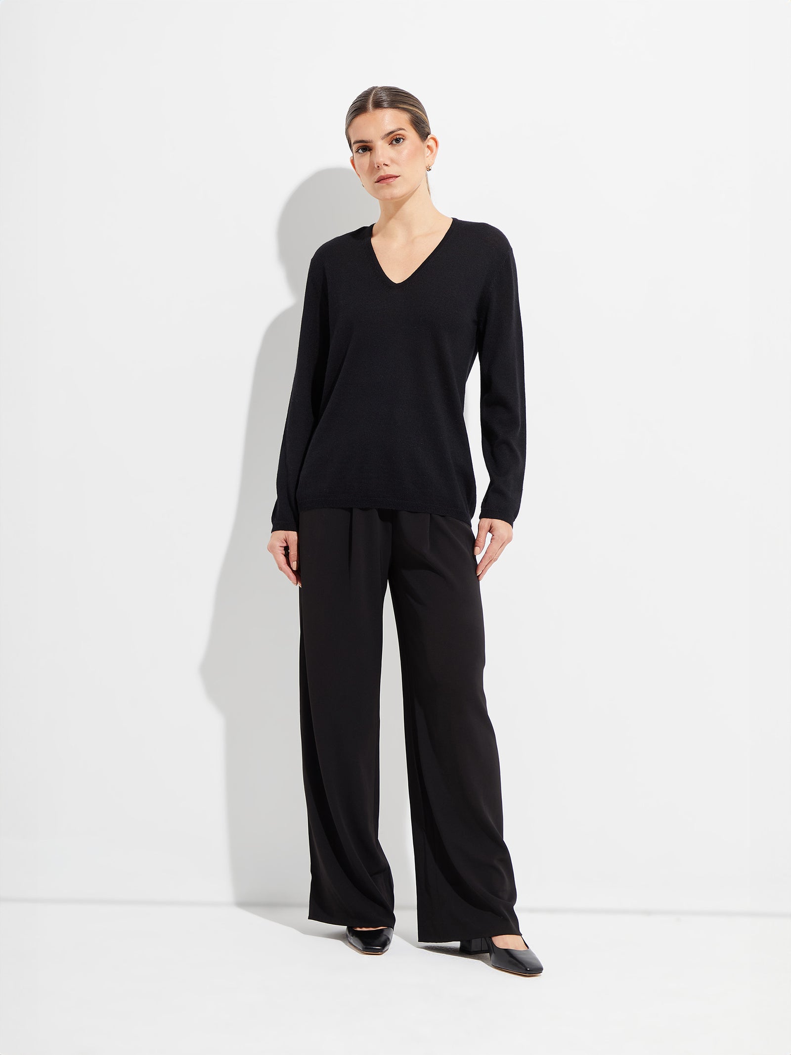 Tudor Royal Alpaca Sweater in Black