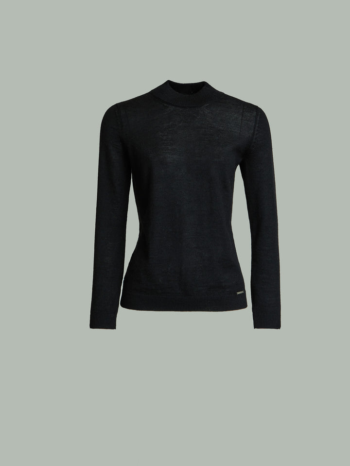 Suéter Anahi De Baby Alpaca Color Black