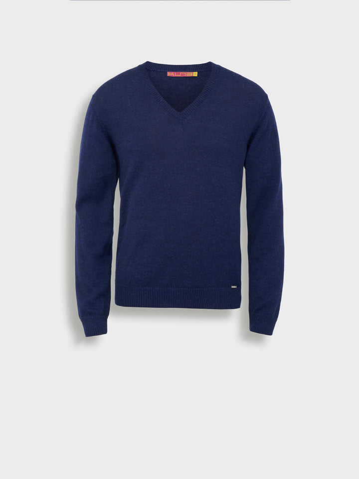 Suéter Alan De Baby Alpaca Color Golondrina