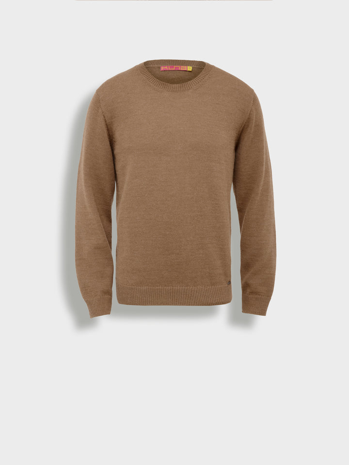 Suéter Alaska De Baby Alpaca Color Beige