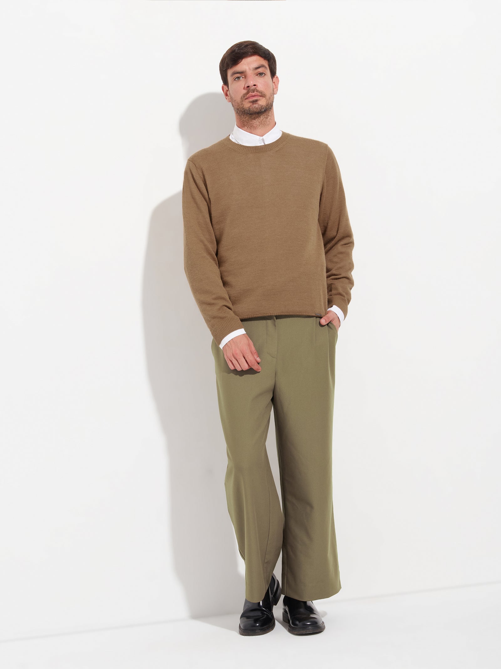 Suéter Alaska De Baby Alpaca Color Beige