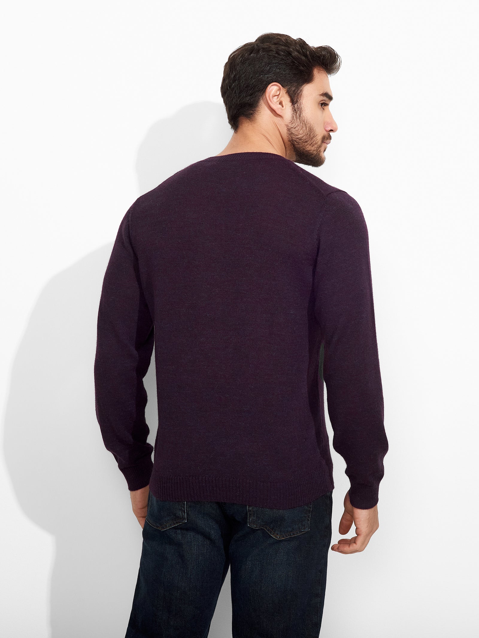 Purple Baby Alpaca Alaska Sweater