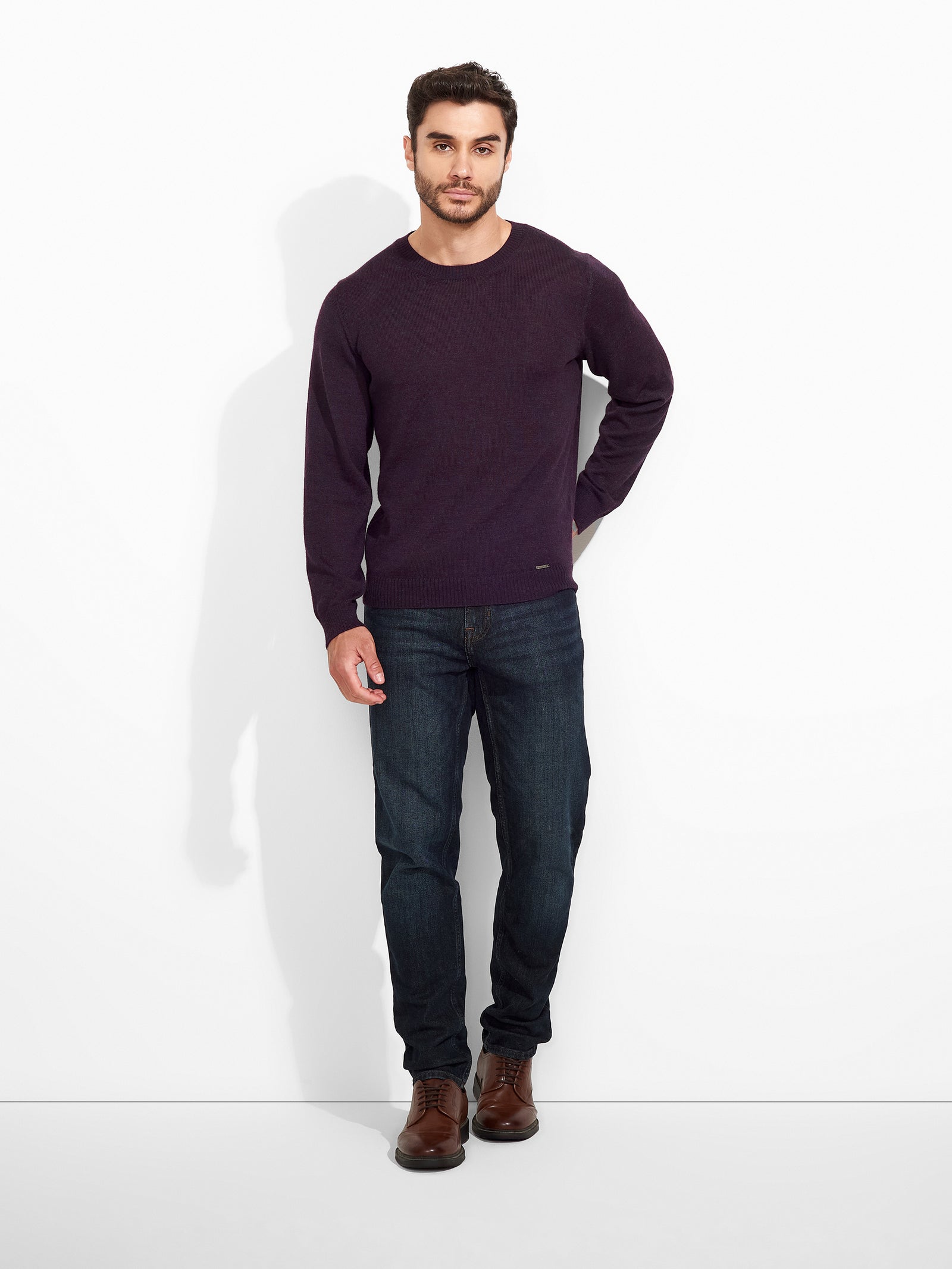 Purple Baby Alpaca Alaska Sweater
