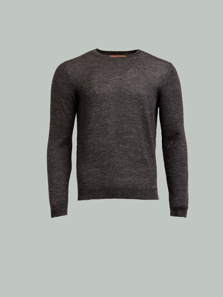 Suéter Alaska De Baby Alpaca Color Anthracite