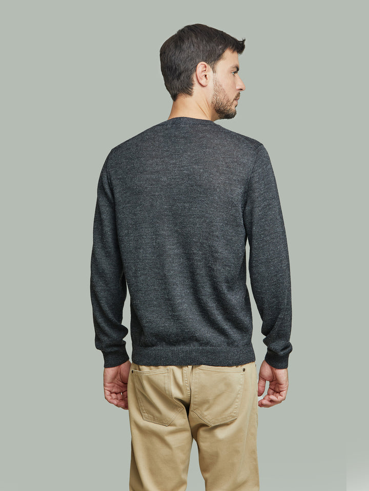 Suéter Alaska De Baby Alpaca Color Anthracite